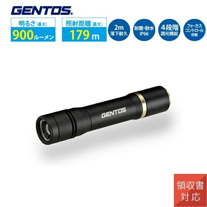 懐中電灯 GENTOS ジェントス RX-486PB ハンディトーチ LED 充電式 高光量 モバイル給電 防災 非常用 作業用 フラッシュライト 停電対策