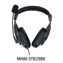 ナカバヤシ 4極ヘッドセット ブラック MHM-STB29BK