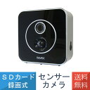 SDカード録画式 センサーカメラ 電池式 防犯 夜間 人感センサー ライト 配線不要 簡単 取付 SD3000LCD 送料無料 リーベックス Revex