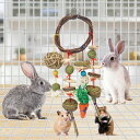 うさぎ おもちゃ ウサギ かじり木 ハムスター 歯磨き 吊り下げ ストレス 運動不足 解消 天然木製 うさぎ/ハムスター/チンチラ/トトロ/テグ 小動物おもちゃ