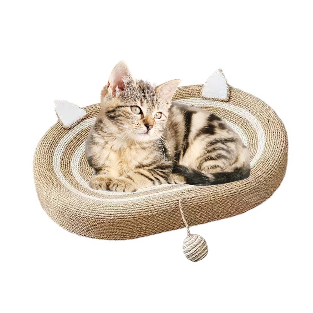 猫 爪研ぎボード 猫爪とぎ つめとぎ 麻 猫ベッド 天然サイザル麻 爪とぎ 滑り止め 耐久性 ねこ 猫ソフ..