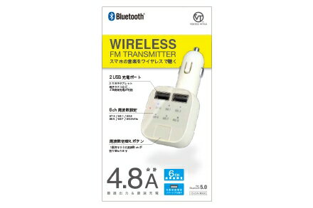 Bluetooth FMȥ󥹥ߥå VTC-BT05 | FM ȥ󥹥ߥå  ں ƥ쥪 饸 å ⲻ Ŵ 㡼㡼  ֤ǲ  ޥ ޡȥۥ iPhone