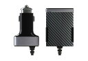【4月20日限定!ポイント5倍】5.1A パワー 4ポート セパレート チャージャー X-219 | 車載用充電器 車載 充電 巻き取り スマホ スマートフォン...