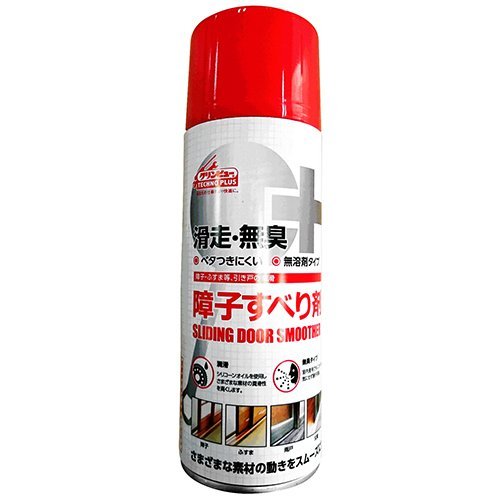 【6月1日限定！全品ポイント5倍】クリンビュー テクノプラス 障子すべり剤 420ml #848 | しきい 引き出し 木製建具 すべり剤 障子 ふすま 引き戸 潤滑 敷居 摩擦 すべり 無臭 引出し しょうじ 襖 ドア 木製 戸 潤滑剤