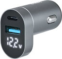 【4月20日限定!ポイント5倍】F340 DC パワープラグ アルミ USB | Type-A Type-C USB充電 充電 同時充電 TypeC TypeA...