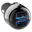 【4月20日限定!ポイント5倍】AJ-558 DC 4.8A リバーシブル USB 2ポート | 車載充電器 充電器 車 DC充電器 iPod スマホ 充電 G...