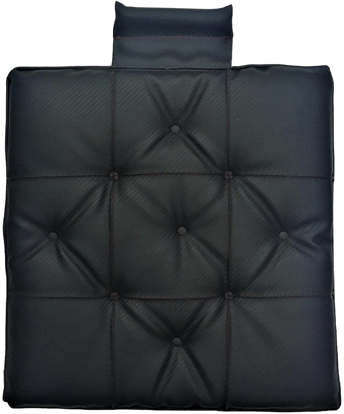 【ブラックフライデー開催中！エントリーでポイント5倍】未来科学 クッション シングル カーボン調 綿..