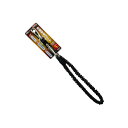【マラソン終了まで全品ポイント5倍!】315661 DBLTACT 布製安全コード(1kg)DTーSTー03BK黒