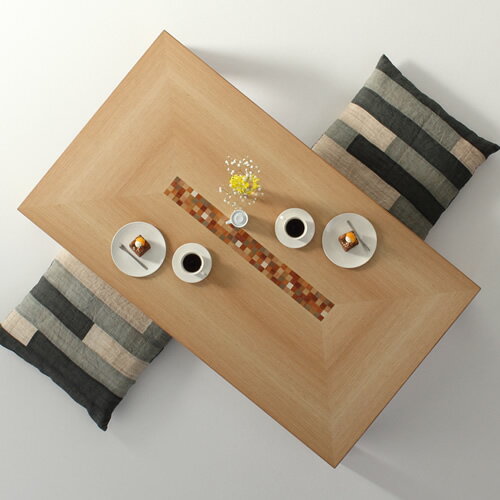 ローテーブル 幅120cm〜幅180cm モロッコ カラフル インレイ 楽しい リビングテーブル センターテーブル ソファーテーブル 和モダン 和風モダン 北欧...