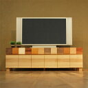 TVボード 幅150cm ホワイトオーク材 モロッコ カラフル テレビ台 TV台 テレビボード AVボード AVラック TVラック AVラック 無垢材 デザイン...