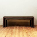 ネストテーブル 幅120cm ウォールナット材 入れ子テーブル デスク 展示台 置台 花台 ローテーブル リビングテーブル センターテーブル ソファーテーブル ...