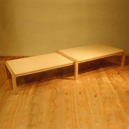 ローテーブル 幅120cm〜幅212cm ホワイトオーク材 伸縮式ダイニングテーブル 伸長式ダイニングテーブル エクステンション 拡張式 リビングテーブル セン...