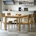 ダイニングセット HOLZ-ho 幅120cm~200cm 高さ72cm ホワイトオーク材 無垢材 日本製 WAプラス