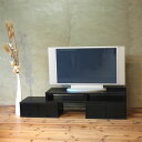 TVボード 幅118cm 桐材 コーナー用 伸縮式 伸長式 アジアン アンティーク テレビ台 TV台 テレビボード AVボード AVラック TVラック AVラッ...