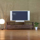 TVボード 幅156cm ウォールナット材 小引出 テレビ台 TV台 テレビボード AVボード AVラック TVラック AVラック 無垢材 デザイン デザイナー...
