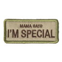 ベルクロワッペン MAMA SAYS I 039 M SPECIAL 縦4cm 横9cm