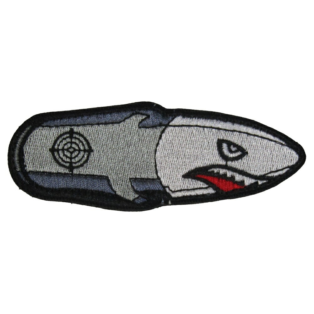 ベルクロワッペン ミリタリー ミサイル 3 縦3.5cm 横10cm