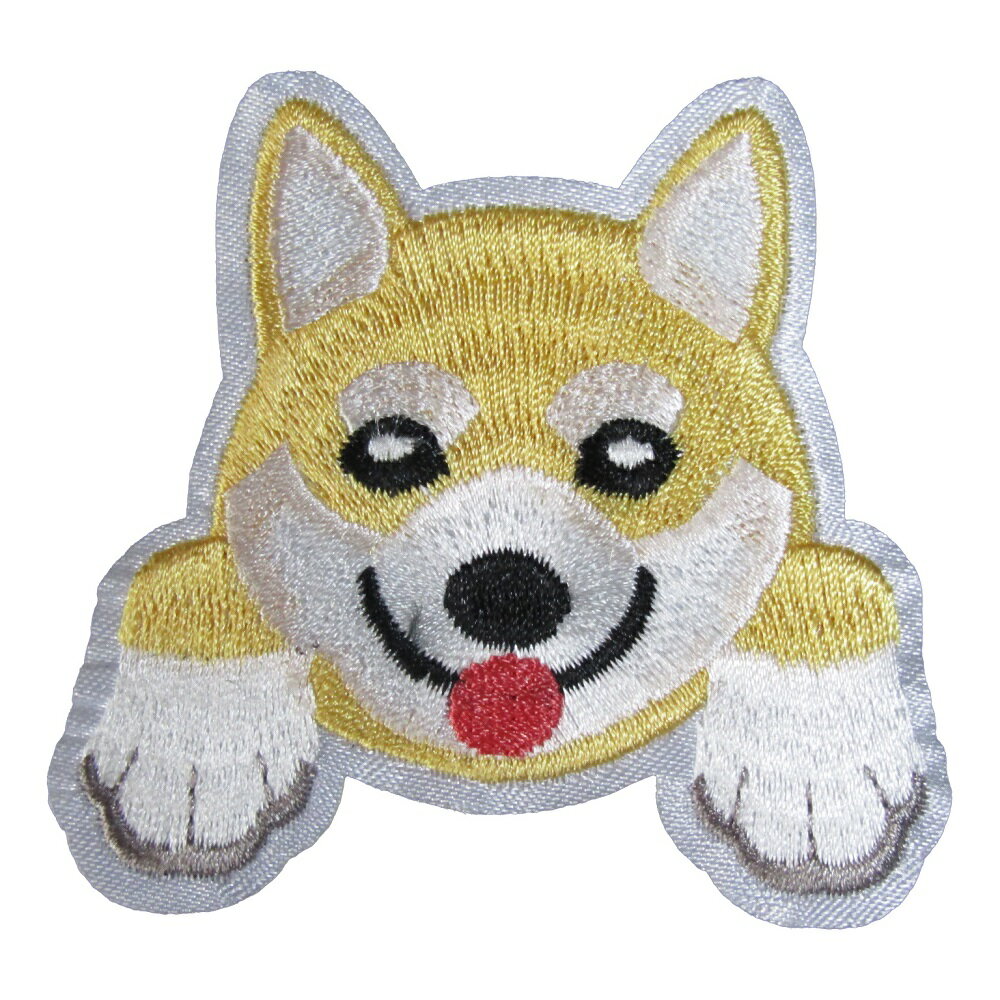 Rakuten - アイロンワッペン 動物 アニマル 犬 ドック 14 縦6.8cm 横7.2cm