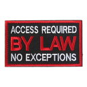 べルクロワッペン 介助犬 SERVICE DOG Access Required By Law No Exceptions 縦6cm 横10cm