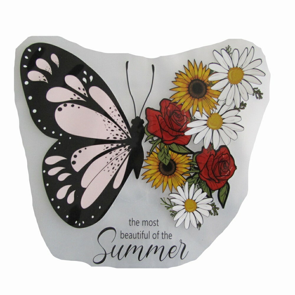 アイロンプリントシート 蝶 352 縦20cm 横22cm