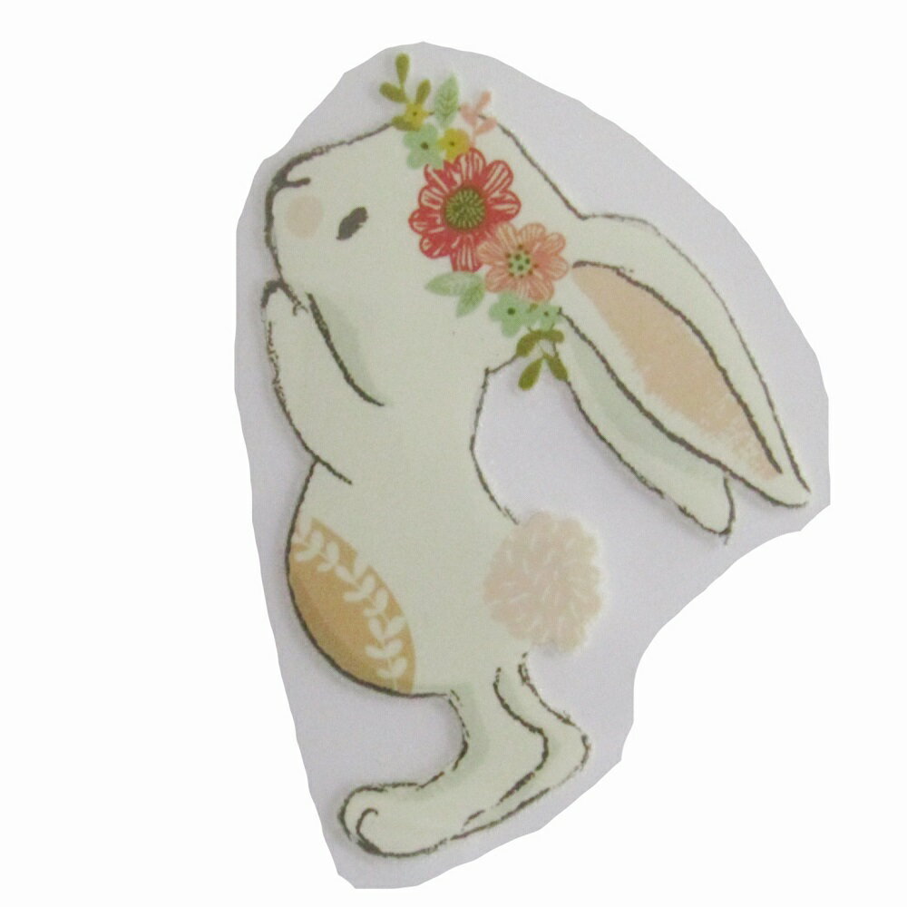 アイロンプリントシート ウサギ 362 縦8cm 横5.3cm