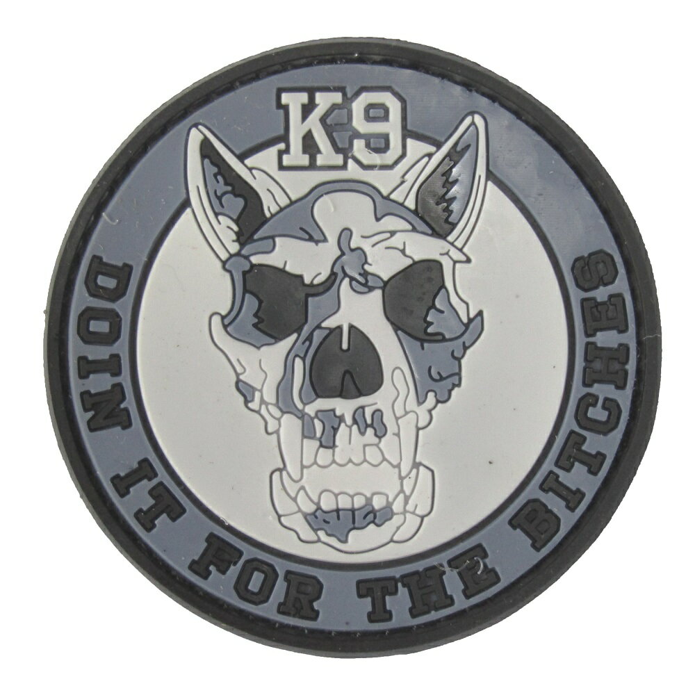 PVCベルクロワッペン K9 クロスボーン 警察...の商品画像