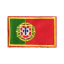 アイロンワッペン 国旗 ポルトガル 