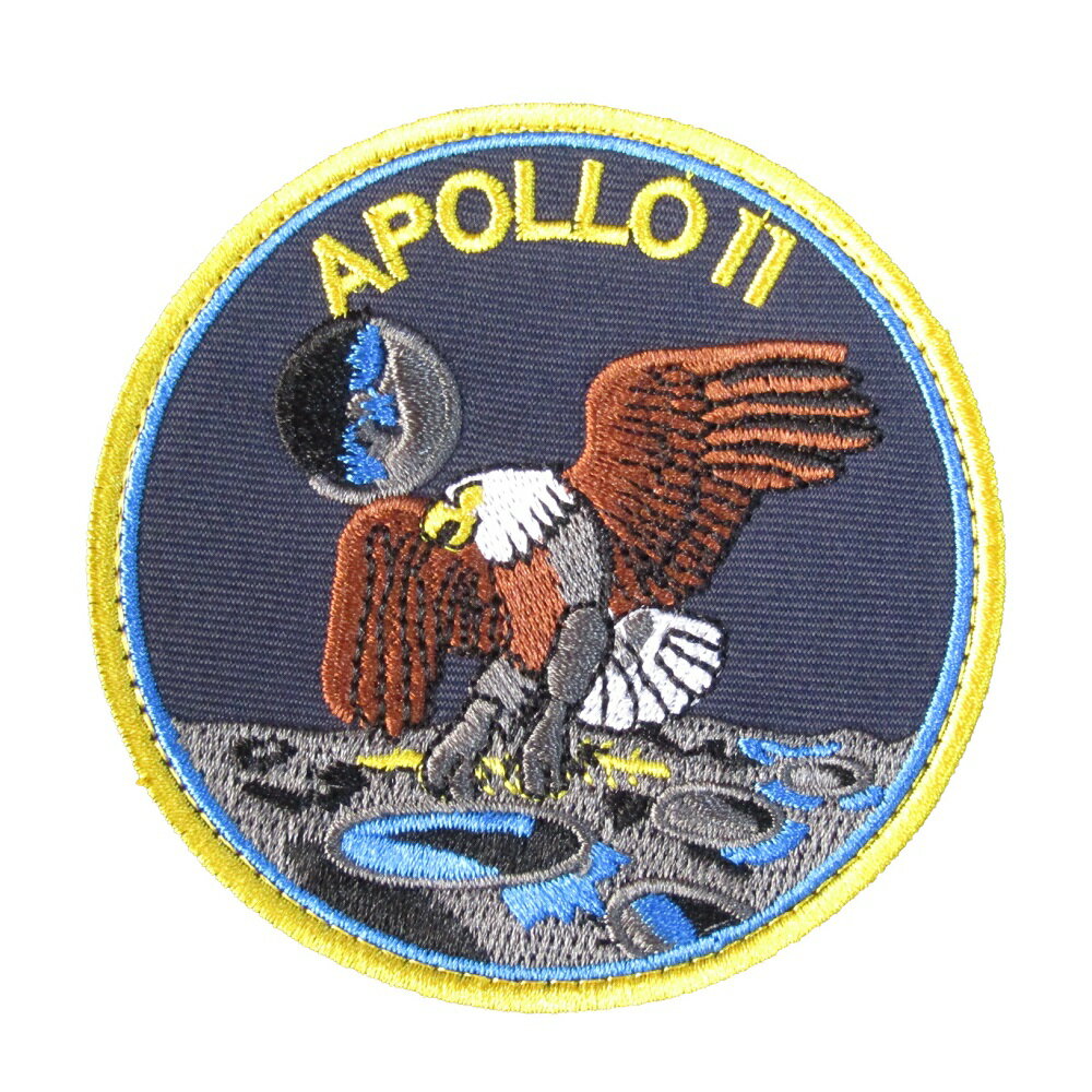 Rakuten - ベルクロワッペン 宇宙 7 APOLLO 11 縦8cm 横8cm