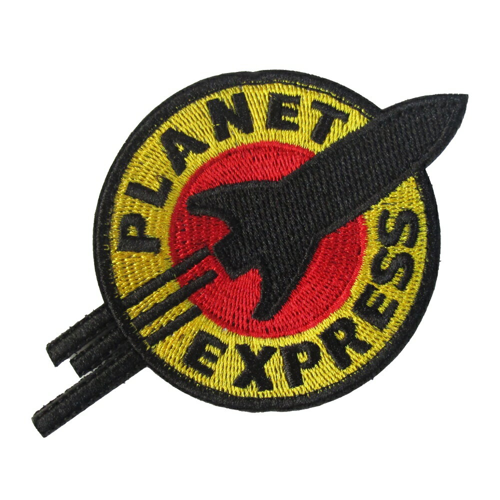 乐天商城 - ベルクロワッペン 宇宙 11 PLANET EXPRESS 縦7cm 横9cm