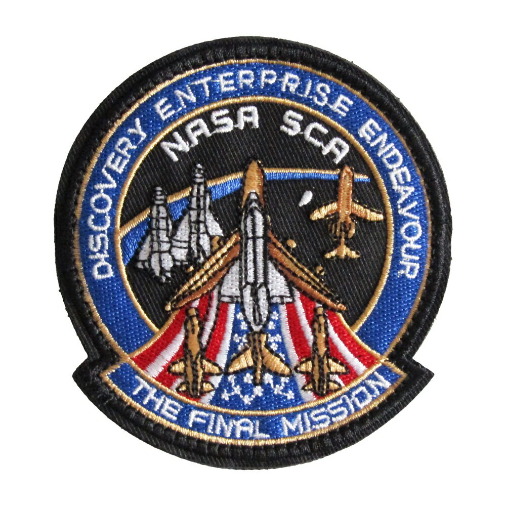 Alphabet - ベルクロワッペン 宇宙 14 NASA 縦9.5cm 横9cm