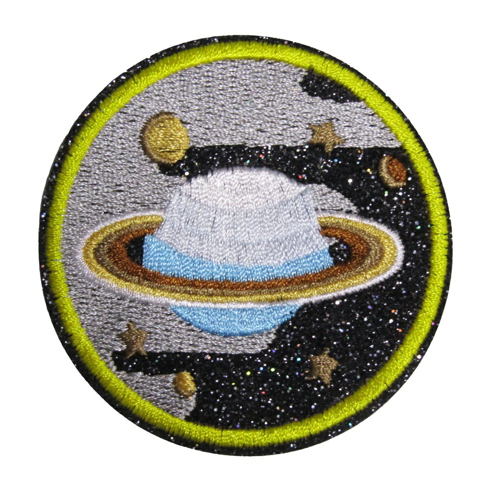 アイロンワッペン 宇宙 39 縦7.3cm 横7.3cm