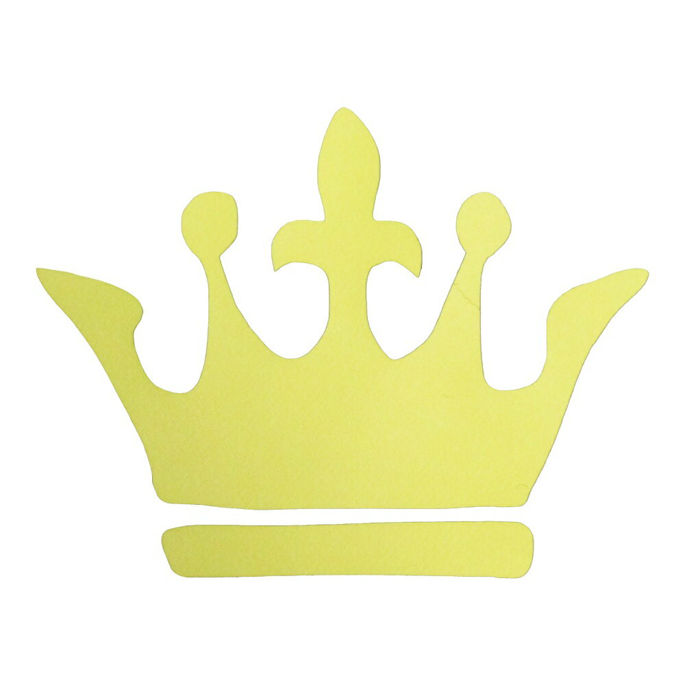 Rakuten - アイロンプリントシート 王冠 レモン 縦 4.9cm 横 6.5cm