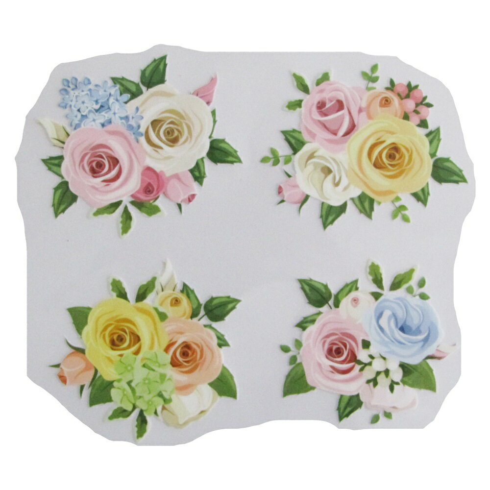 Rakuten - アイロンプリントシート 花 344 縦20cm 横22cm
