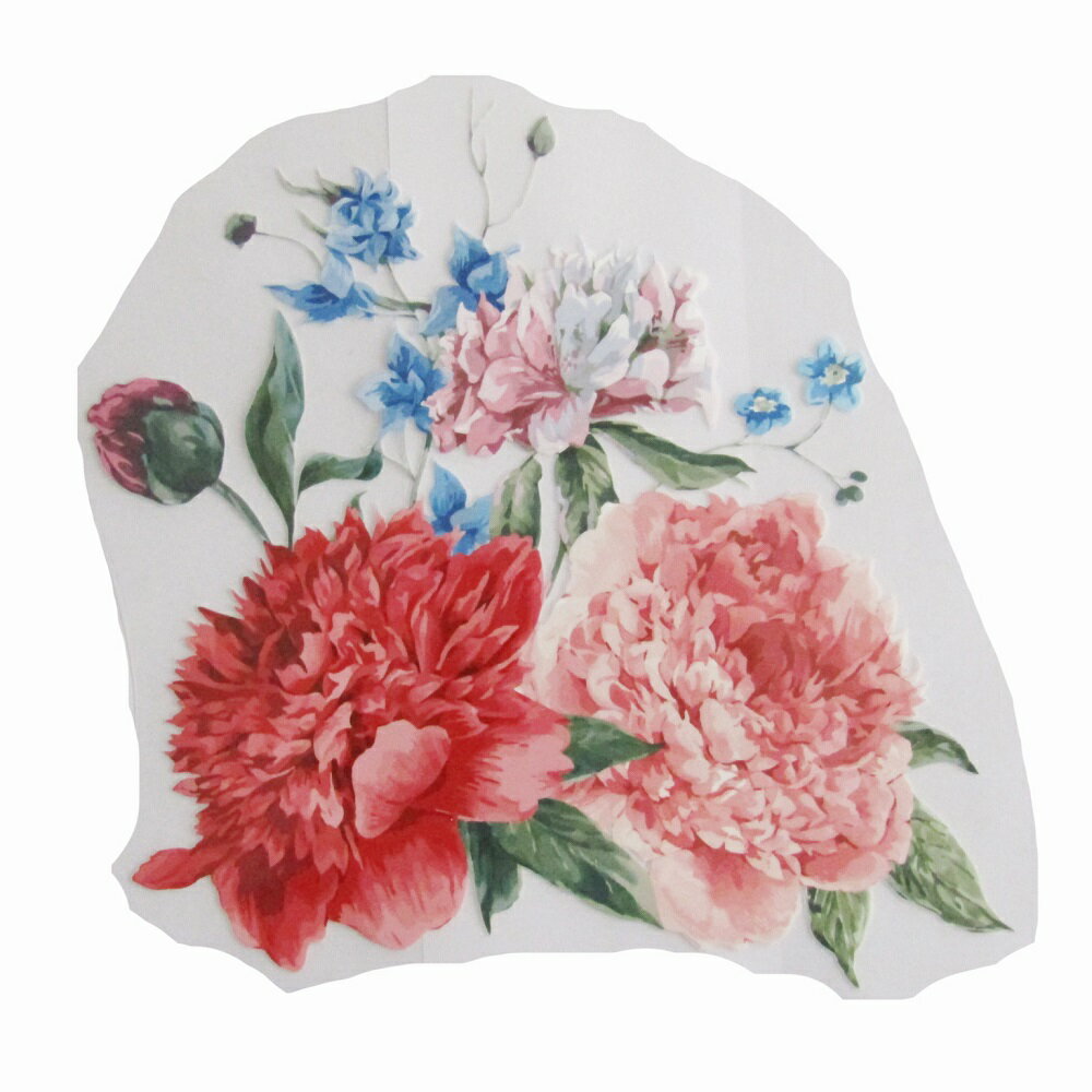 アイロンプリントシート 花 346 縦23cm 横23cm