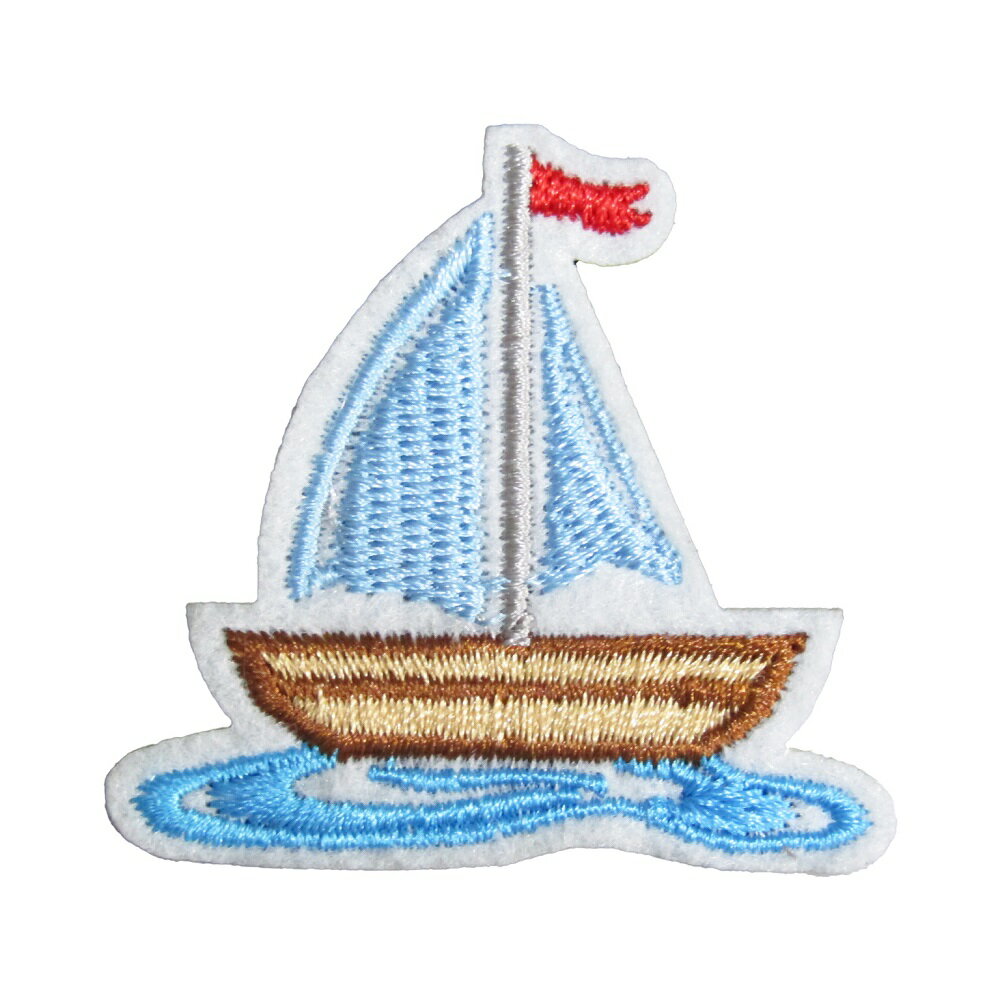 Rakuten - アイロンワッペン 船 ヨット 12 縦4.5cm 横4.5cm