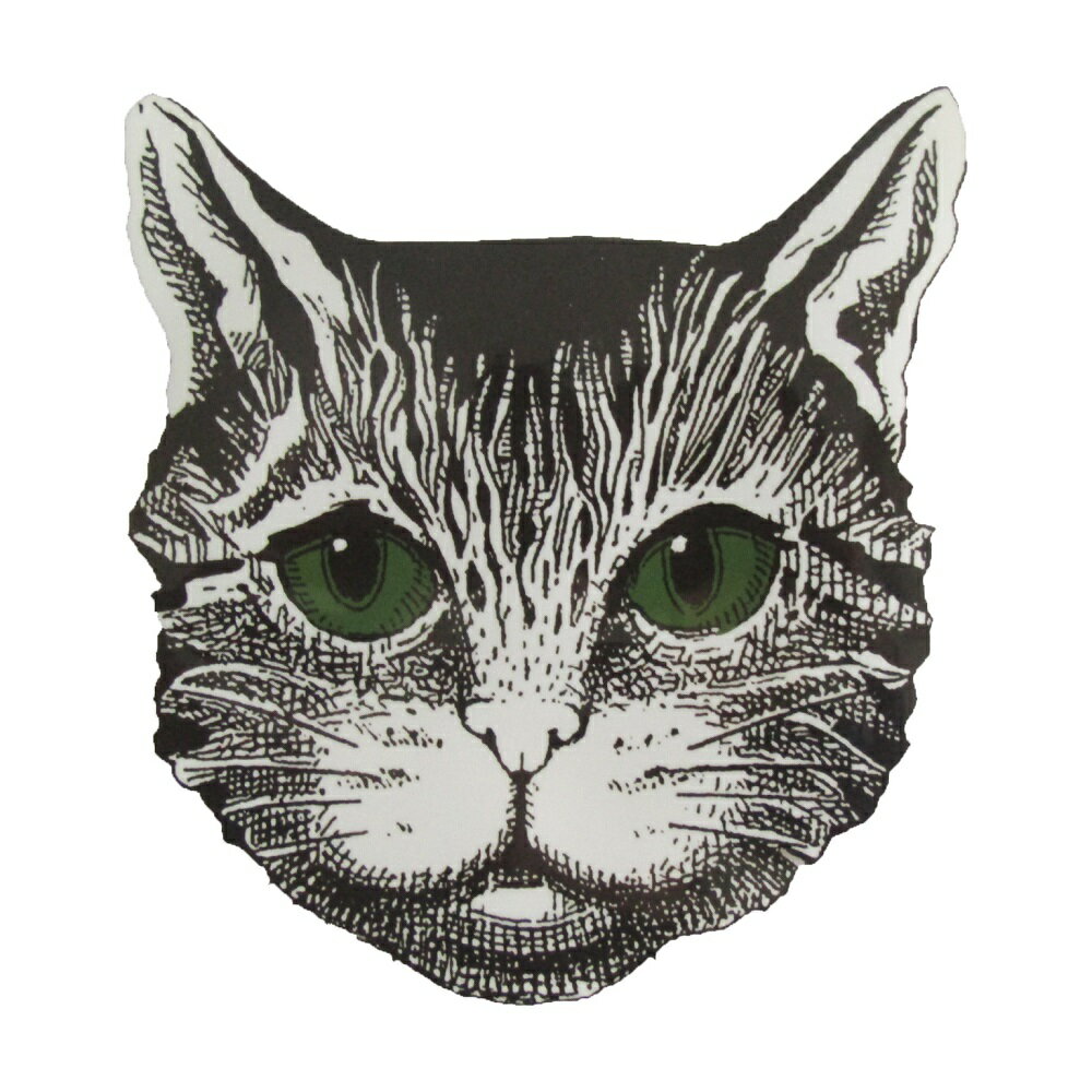 アイロンプリントシート 14 ネコ 縦13.5cm 横12cm