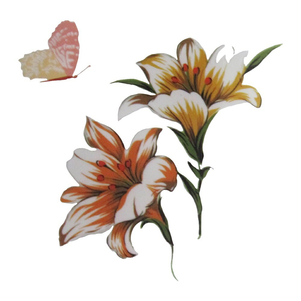 Rakuten - アイロンプリントシート 70 花 縦7.5cm 横8cm