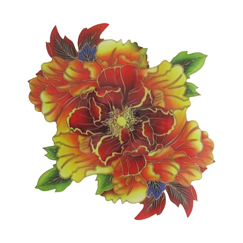 アイロンプリントシート 182 花 縦12.6cm 横12cm