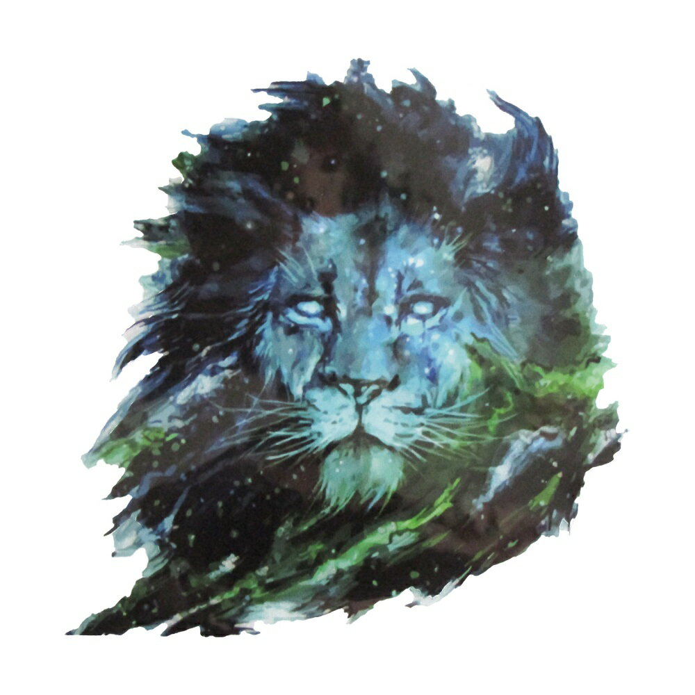 アイロンプリントシート 252 ライオン 縦13cm 横12.7cm