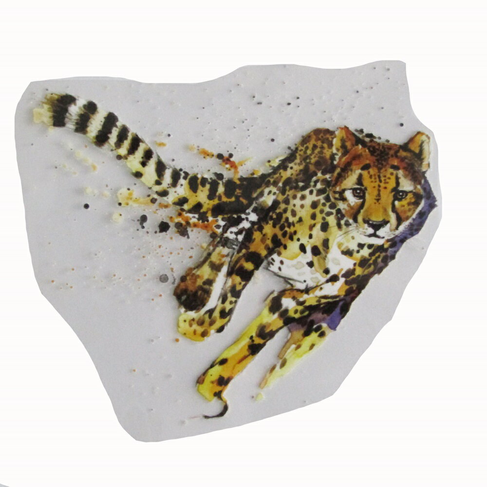 アイロンプリントシート 253 チーター 縦11cm 横13cm