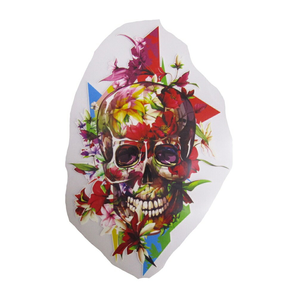 アイロンプリントシート スカル 306 縦23cm 横15cm