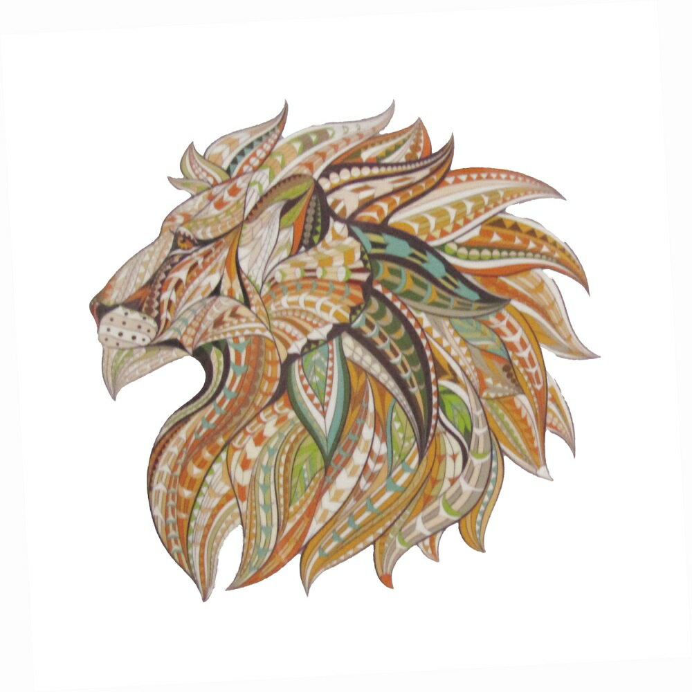 アイロンプリントシート ライオン 311 縦7.8cm 横8cm