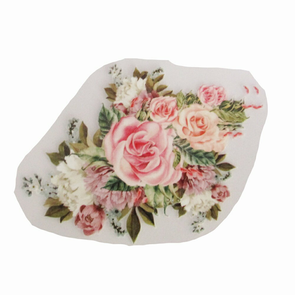 アイロンプリントシート 花 314 縦6cm 横8.3cm