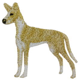 “ワッペン屋さんラボ オリジナルワッペン” イタリアン・グレーハウンドワッペン(アイロン接着タイプ)