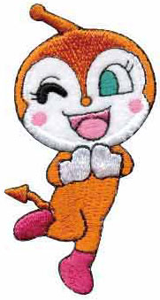 それいけ!アンパンマン ドキンちゃん ワッペン (アイロン接着タイプ）