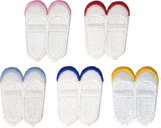 “ワッペン屋さんラボ　オリジナルワッペン” 何組？もも組み・赤組み・空色組み・青組・ひまわり組 上履..