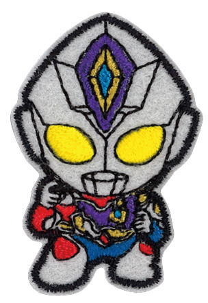【NEW】ウルトラヒーローズウルトラマンデッカーワッペン　シール/アイロン接着　両用タイプ
