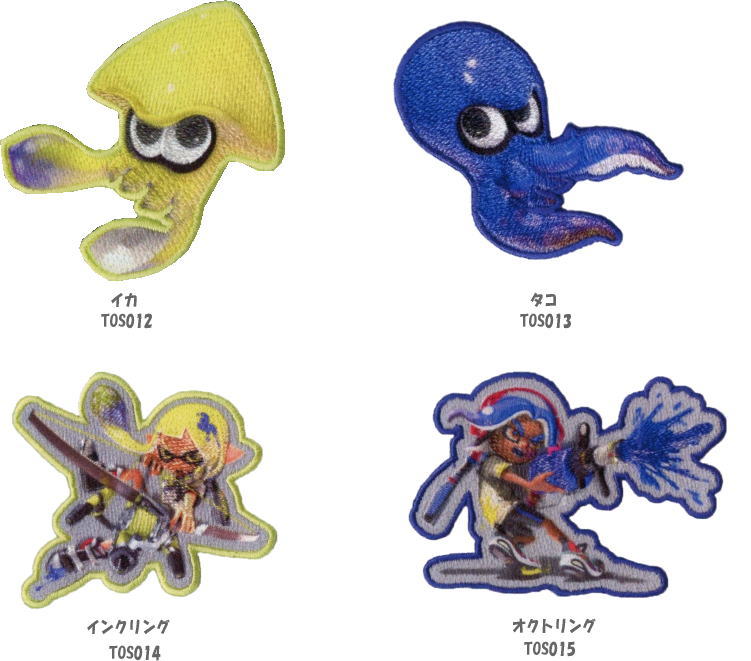 Rakuten - スプラトゥーン3　シールワッペン シール/アイロン接着タイプワッペン両用タイプ