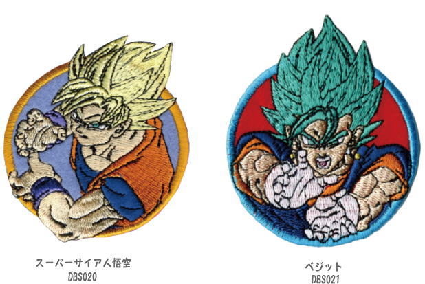 樂天商城 - ドラゴンボール超　スーパーサイア人悟空・ベジットLシール/アイロン接着 両用タイプ