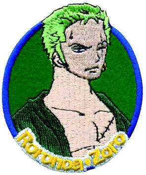 ONE PIECE ワンピース ロロノア・ゾロ ワッペン (アイロン接着タイプ）のサムネイル